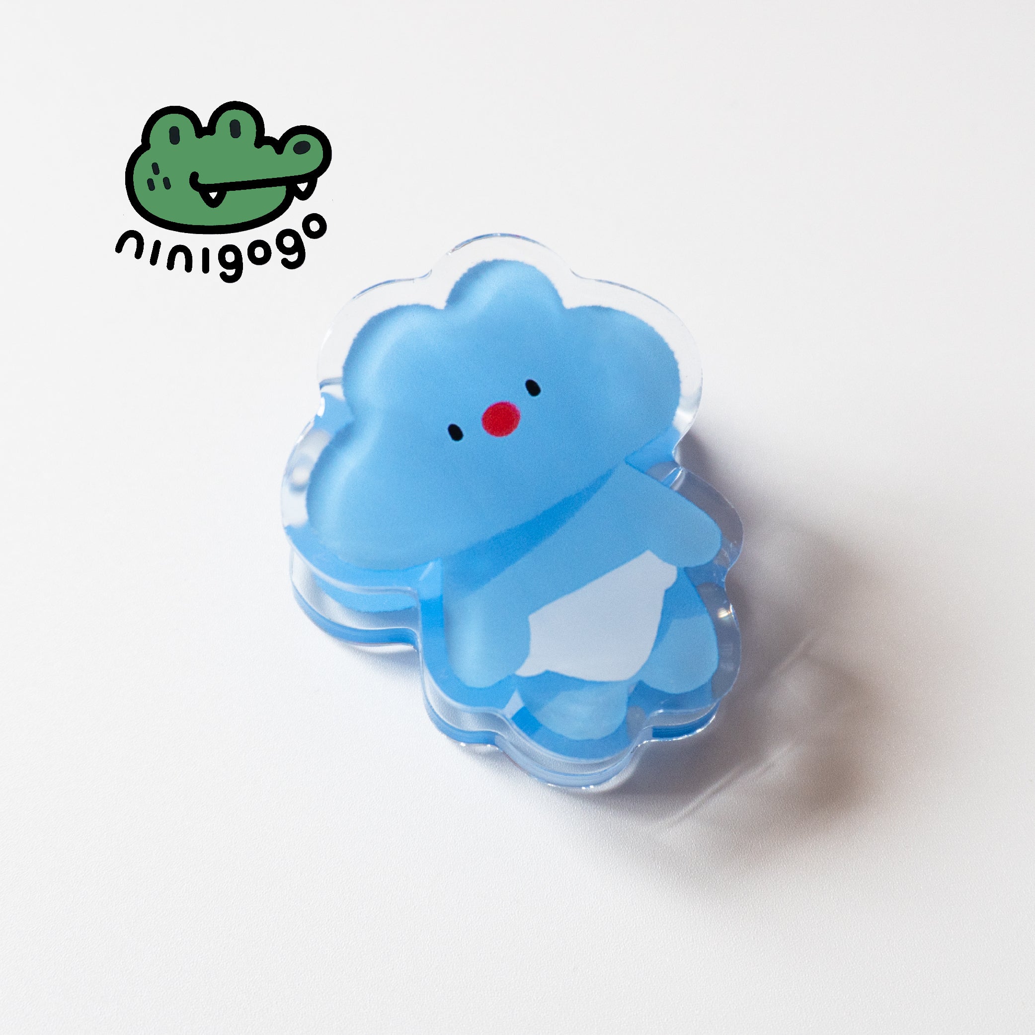 Cloud Acrylic Binder Clip by LuLuFun Studio – Cute Stationery Bookmark