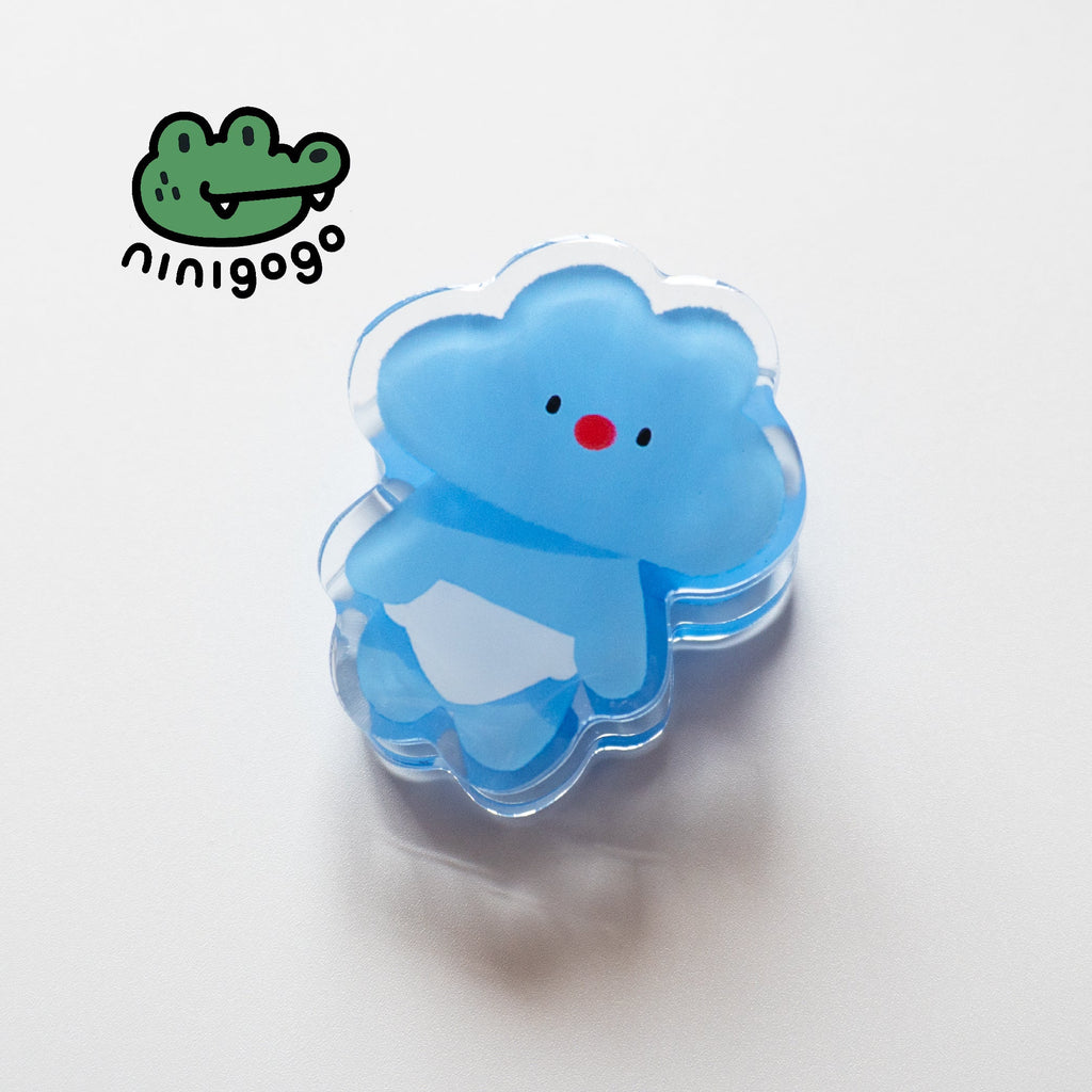 Cloud Acrylic Binder Clip by LuLuFun Studio – Cute Stationery Bookmark