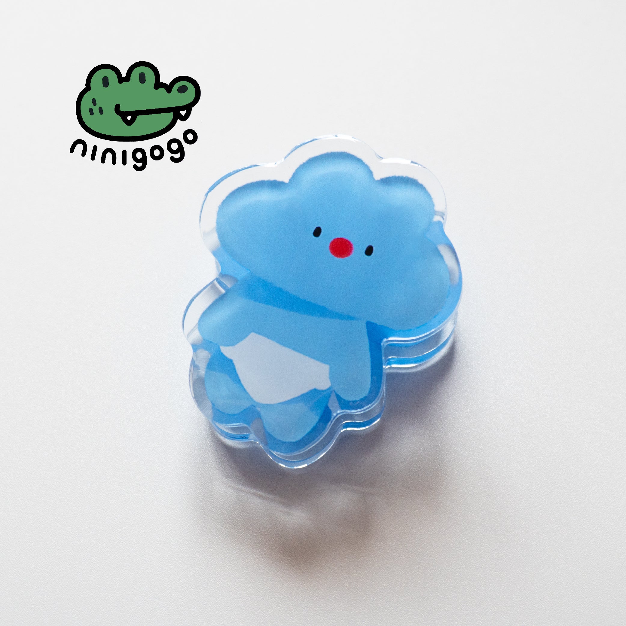 Cloud Acrylic Binder Clip by LuLuFun Studio – Cute Stationery Bookmark