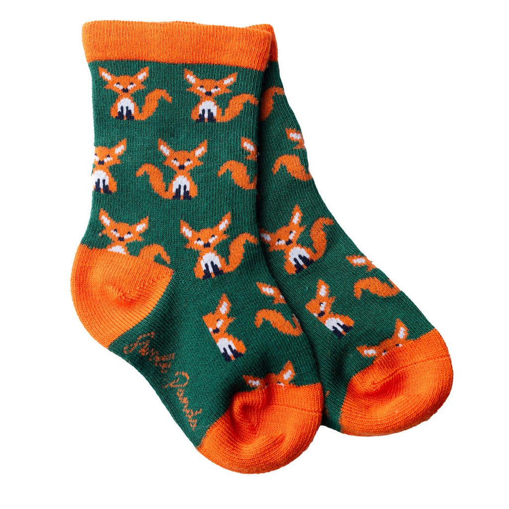Swole Panda Children's Fox Bamboo Socks – Seamless & Breathable