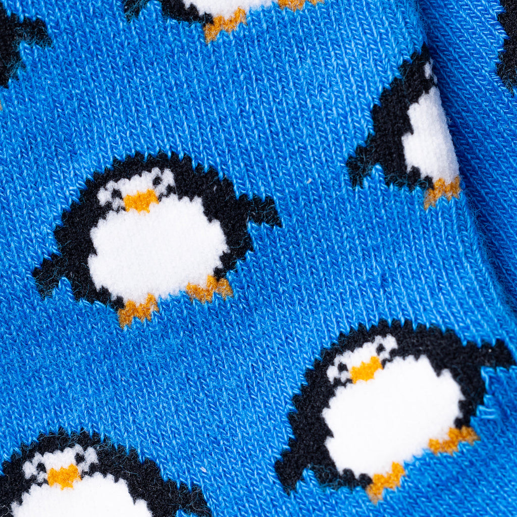 Swole Panda Children's Penguin Bamboo Socks – Seamless & Sustainable