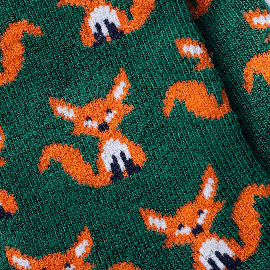Swole Panda Children's Fox Bamboo Socks – Seamless & Breathable