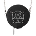 Poizen Industries Hexlock Haven Pentagram Coin Purse | Black PU Leather