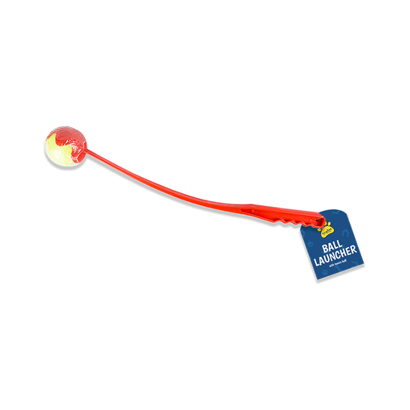 PoundFun Pet Ball Launcher & Ball Set – Durable Outdoor Fetch Toy