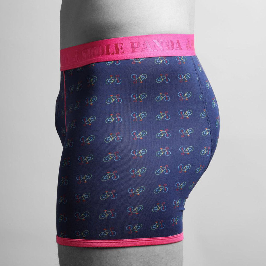 Swole Panda Bamboo Boxers – Breathable Bicycle Print Men's Underwear