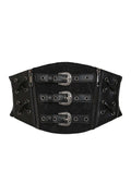 Banned Apparel Fading Angel Belt – Gothic Lace Corset Style Waist Belt