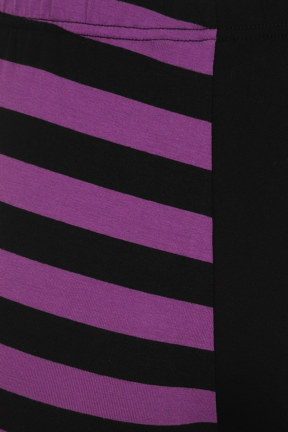 Banned Purple Striped Split Leg Leggings – High Waisted Gothic Style