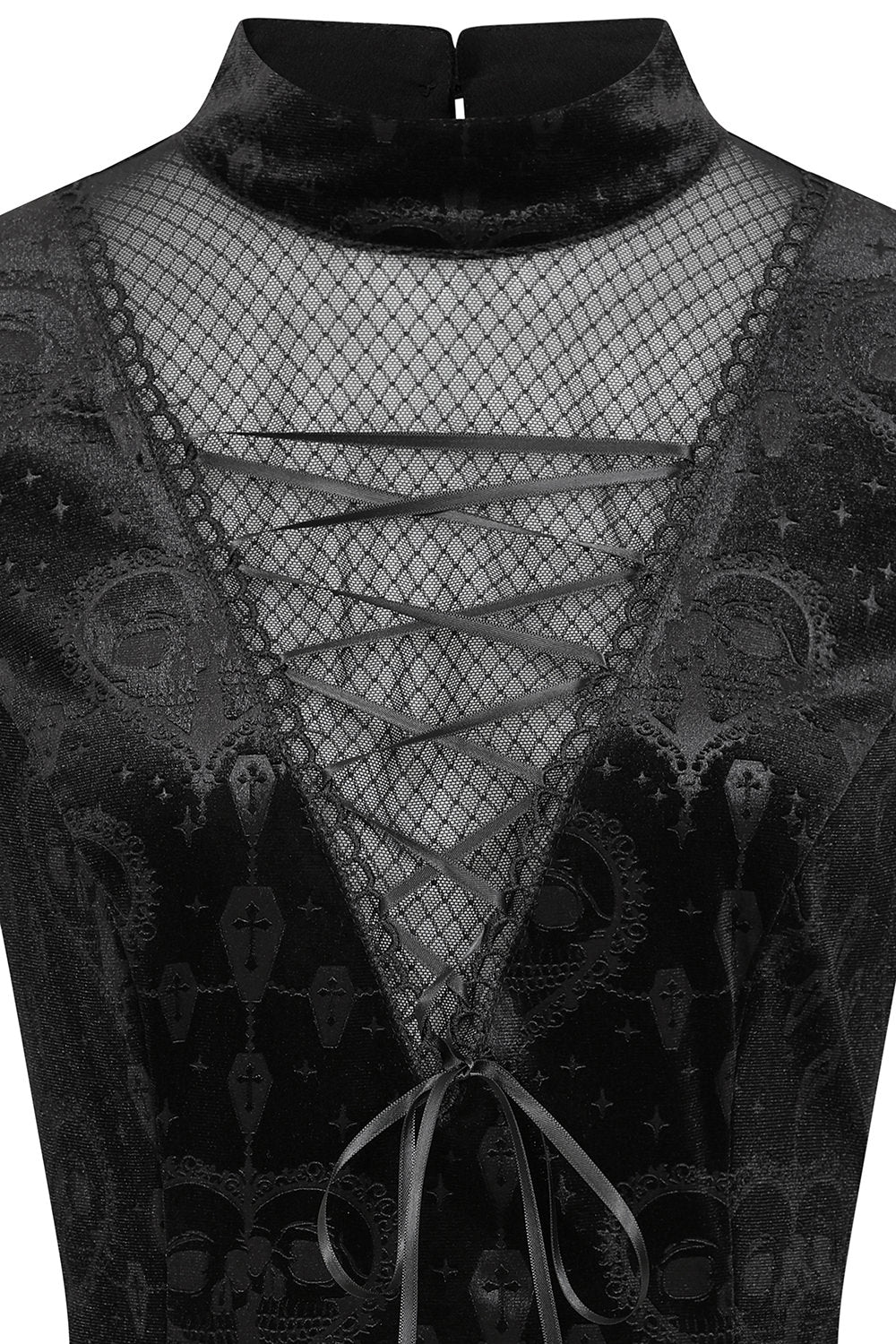 Banned Lucinda Gothic Lace Dress – Victorian Black Fit-and-Flare