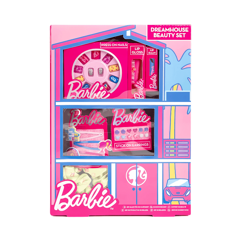 Barbie Dreamhouse Beauty Set – Kids Pretend Play Vanity Toy Accessories