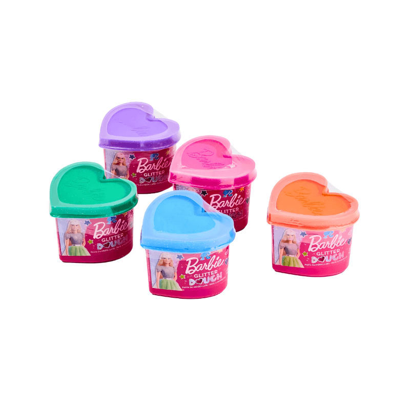 Barbie Glitter Dough Sparkly Modeling Clay for Kids