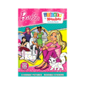 Barbie Sticker By Number Book - Kids Creative Activity & Craft Set