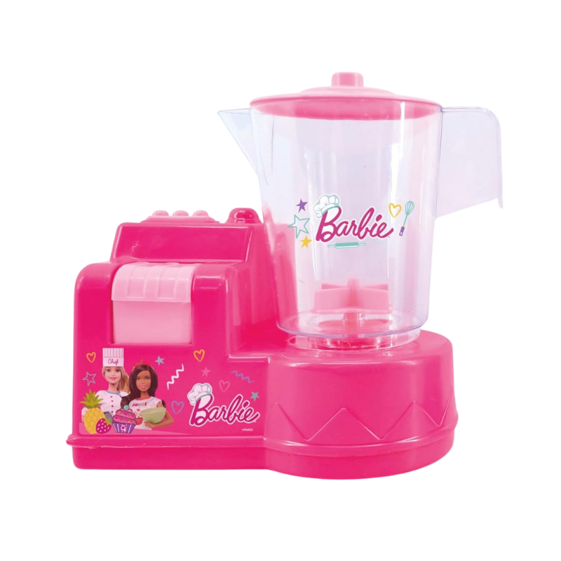 Barbie Kitchen Blender Toy - Pink Pretend Play Smoothie Maker for Kids