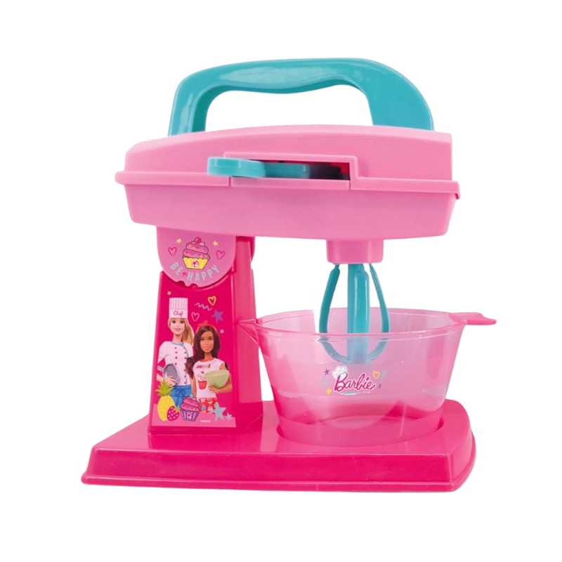 Barbie Kitchen Mixer Toy - Pink Pretend Play Baking Set for Kids