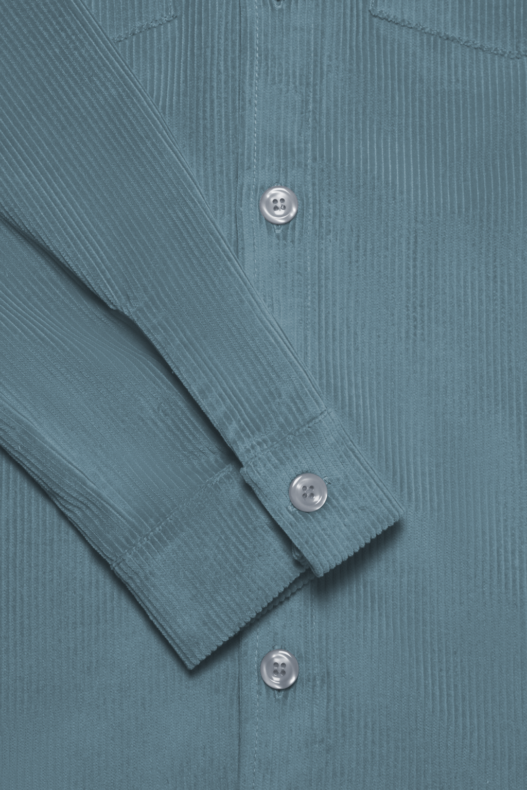 Bart Corduroy Overshirt - Blue