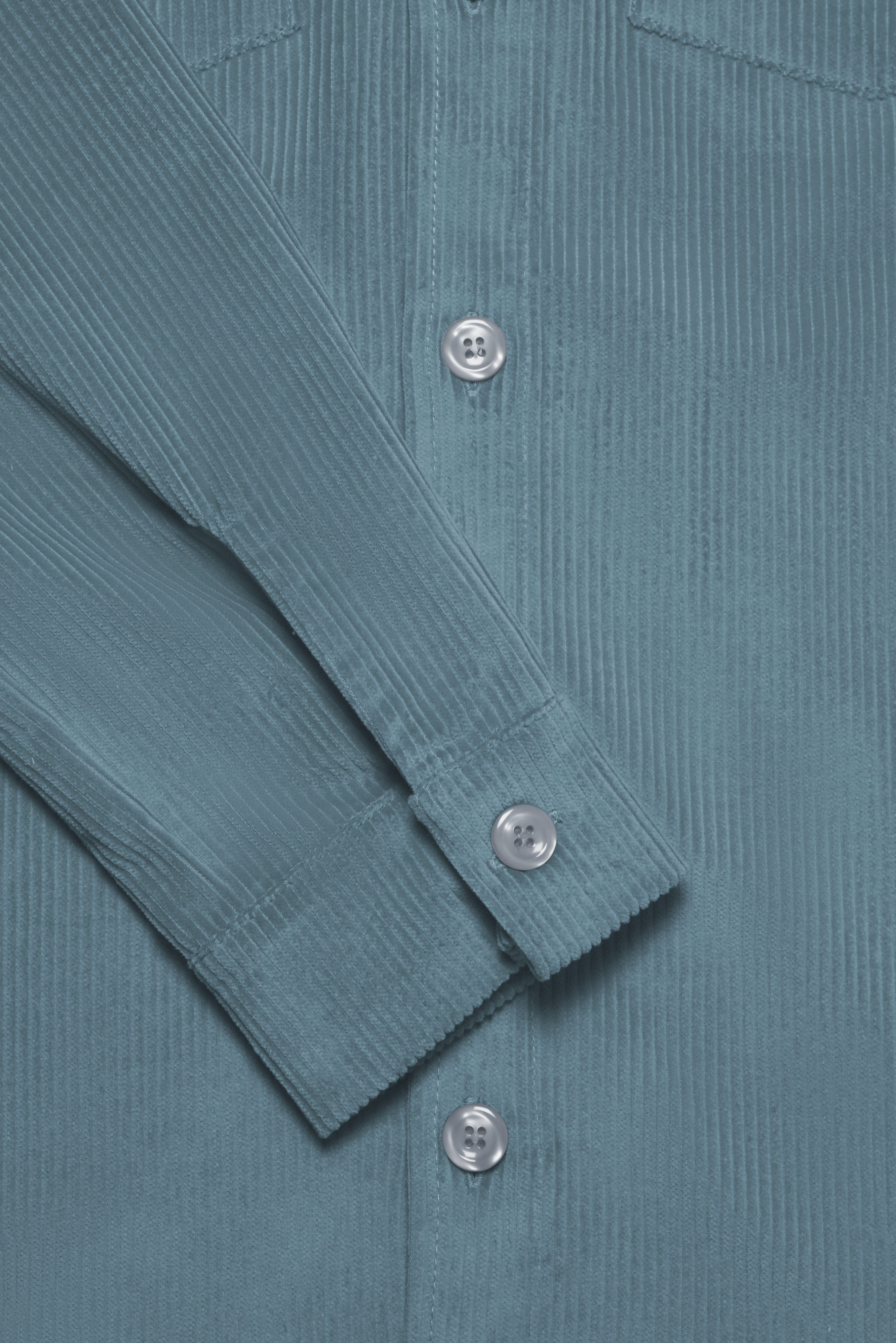 Bart Corduroy Overshirt - Blue