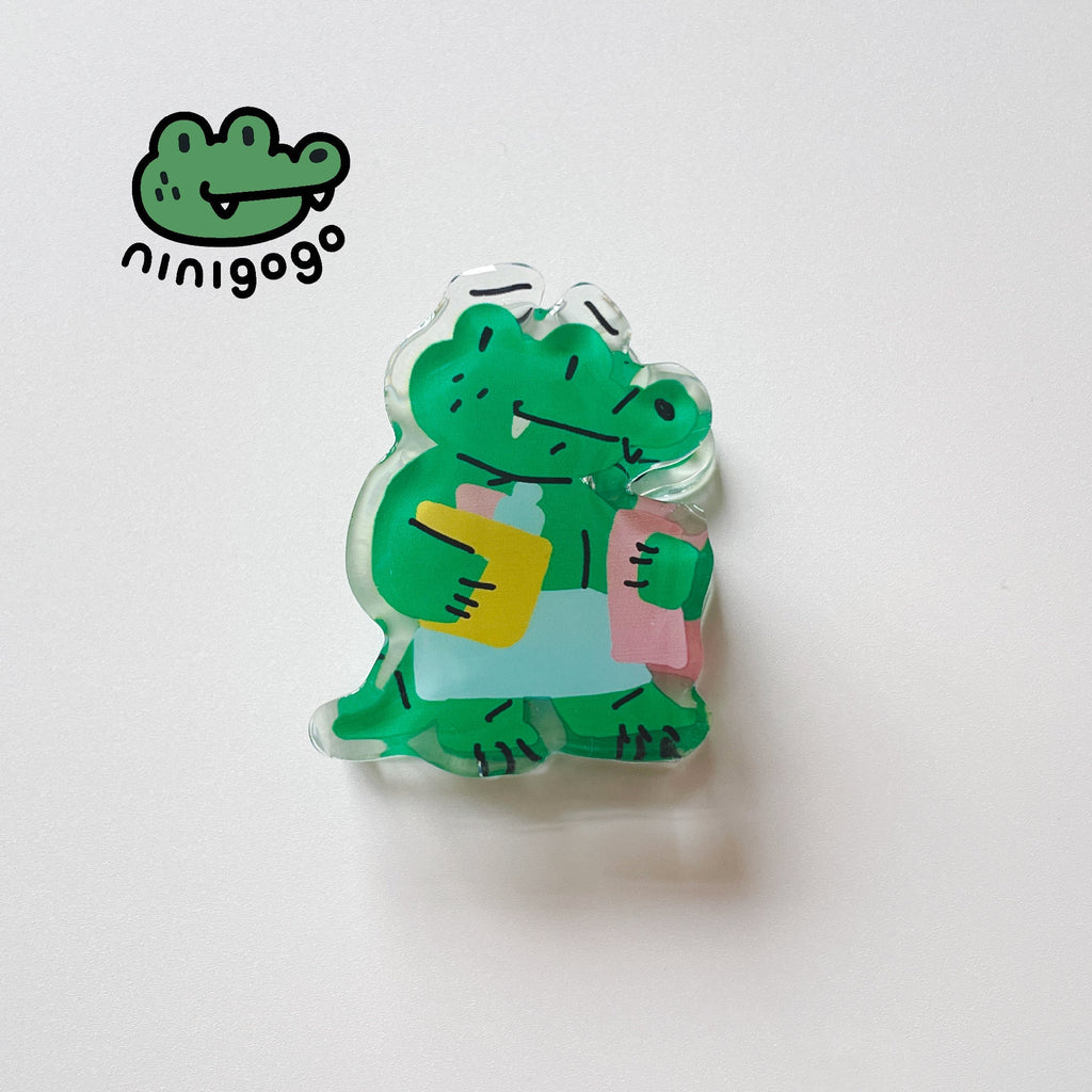 Acrylic Binder Clip by LuLuFun Studio – NINIGOGO Bath EGO Page Marker