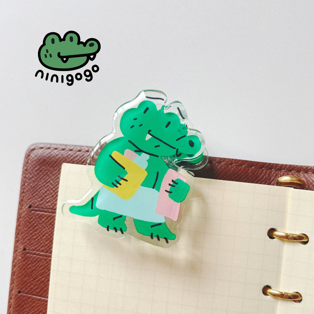 Acrylic Binder Clip by LuLuFun Studio – NINIGOGO Bath EGO Page Marker