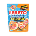 Bebeto Freeze Dried Peach Rings – Crunchy Fruity Candy Pouch