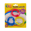 PoundFun Bendy Pencils 3 Pack – Flexible Novelty Stationery for Kids