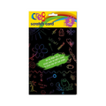 PoundFun A5 Rainbow Scratch Art Card - 5 Sheets for Kids Creative Crafts