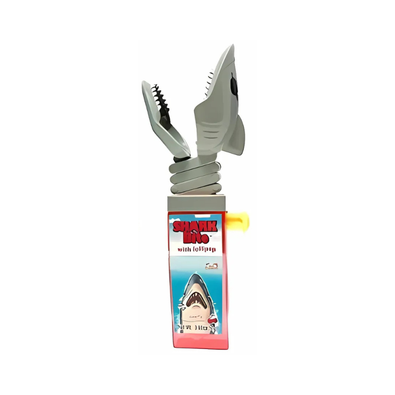 BIP Shark Bite Novelty Cherry Lollipop – Interactive Kids Candy Toy