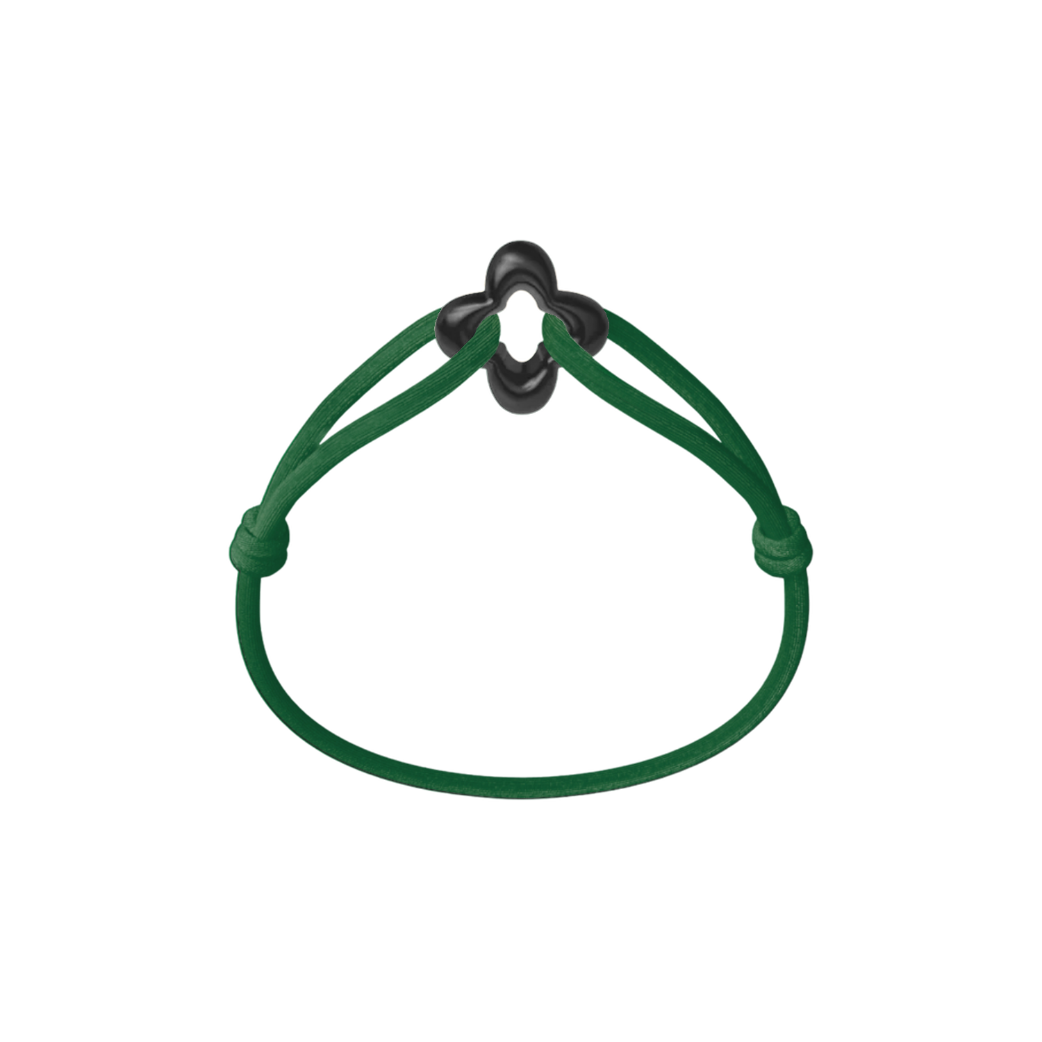 Black Clover Cord Bracelet