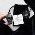 Kate's Clothing Black Labradorite Crystal Skull – Gothic Desk Accessory