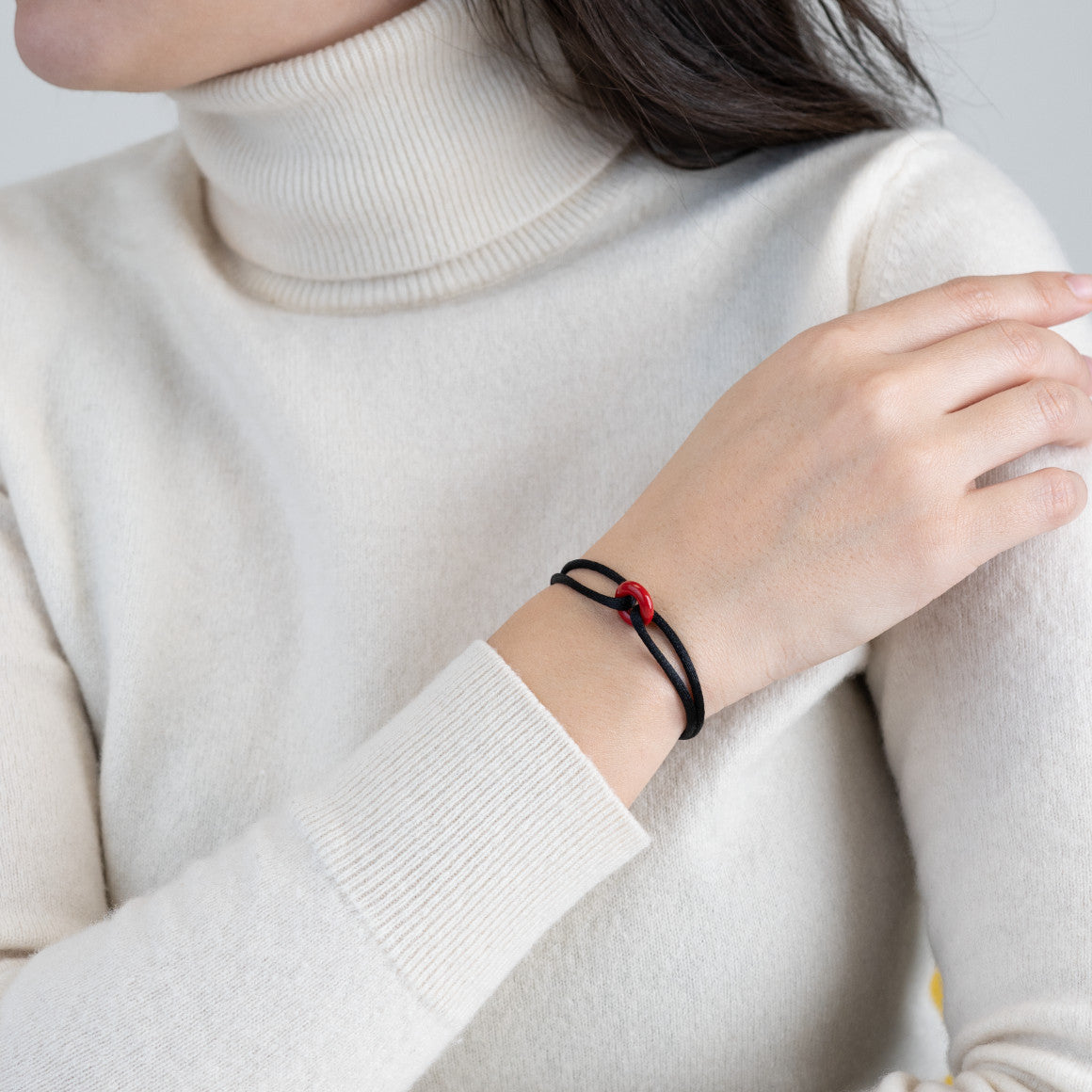 Coral Soho Cord Bracelet
