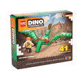 PoundFun Block Tech Dino Pterodactyl Building Set with Figure - 41 Pieces