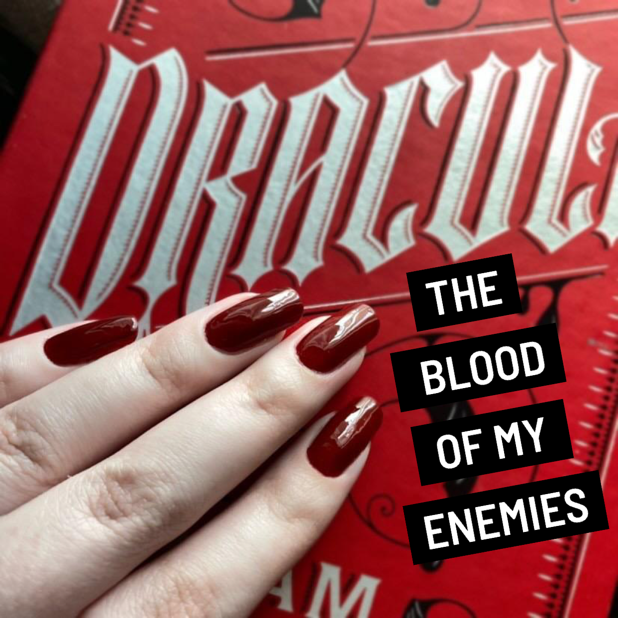 Radioactive Unicorn The Blood of my Enemies Nail Polish – Deep Red Vegan