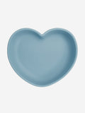 Bloom Bambini Heart Shaped Silicone Suction Plate for Babies – Blue