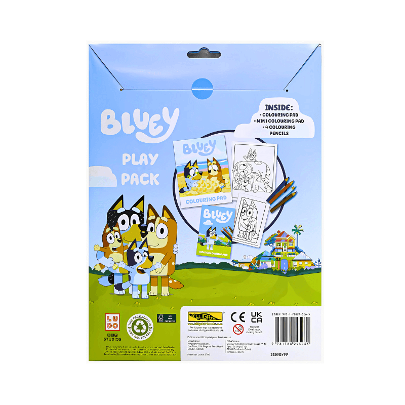 Bluey Play Pack – Kids Coloring and Activity Set with Stickers