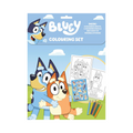 Bluey Colouring Set by PoundFun – Kids Art Activity with Crayons & Stickers