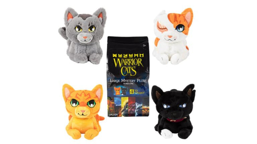Warrior Cats Mystery Plush – 11-Inch Collectible Cat Stuffed Animal