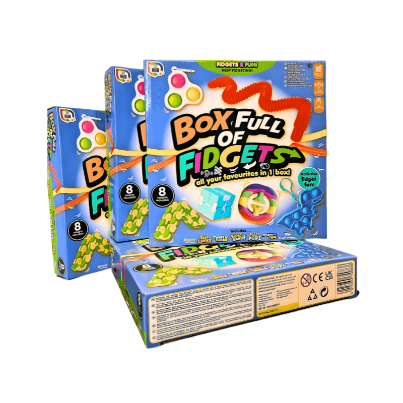 PoundFun Box Full of Fidgets – Sensory Stress Relief Toy Set for Kids
