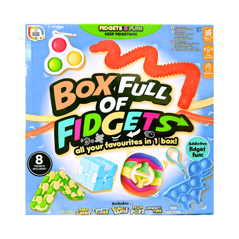 PoundFun Box Full of Fidgets – Sensory Stress Relief Toy Set for Kids