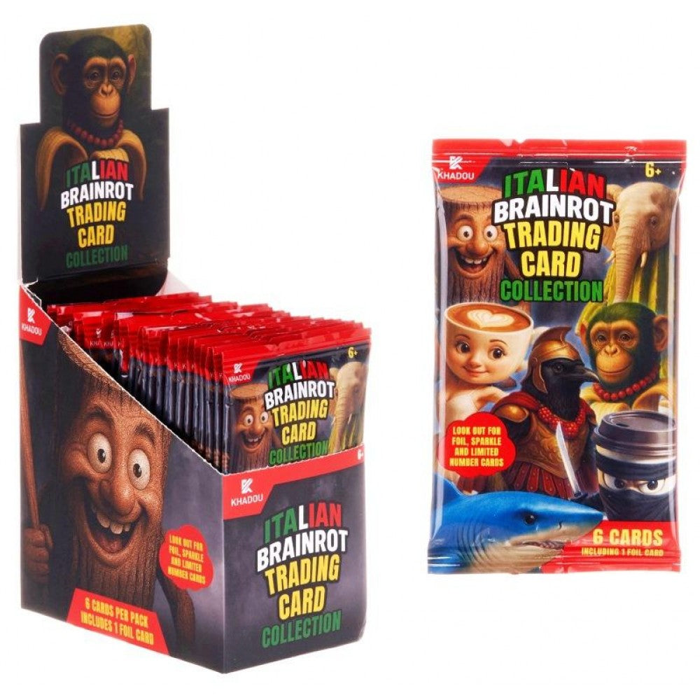 Snaps Italian Brainrot Trading Cards – 6-Card Pack with Foil Card