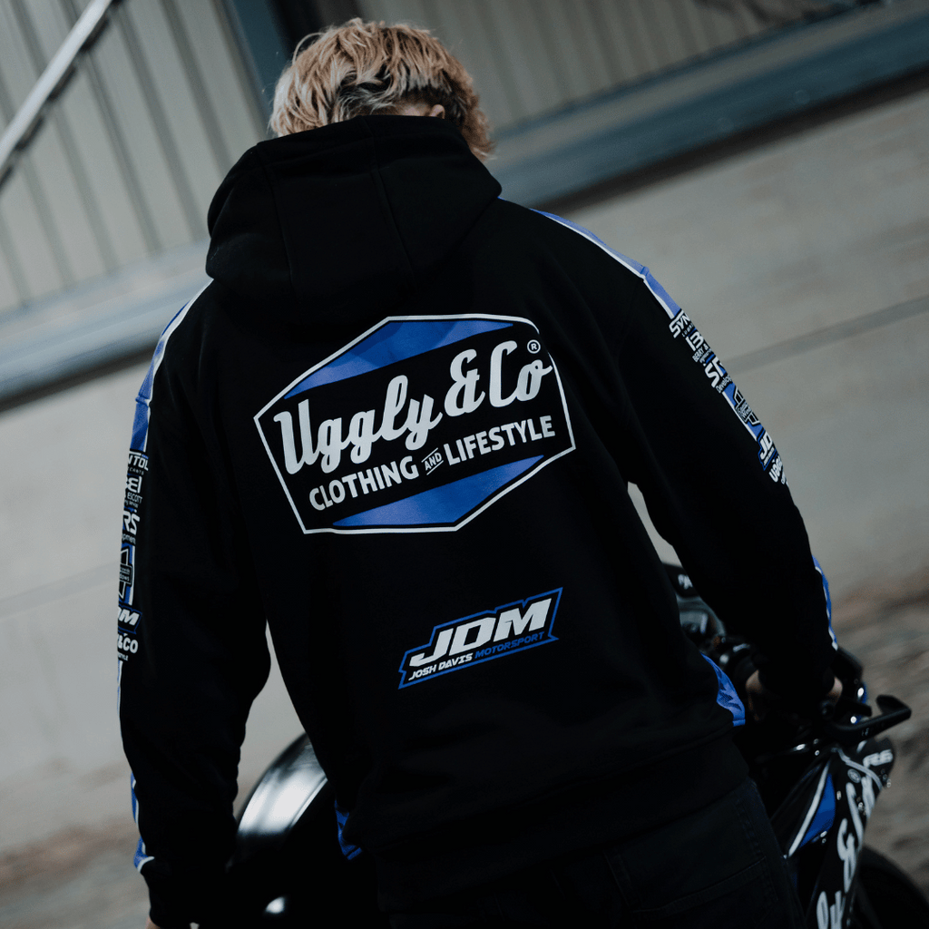 Uggly & Co JDM Team Hoodie – Heavyweight 380gsm Fleece Racing Pullover