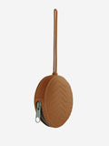 Bloom Bambini Silicone Pacifier Round Case - Brown Protective Holder