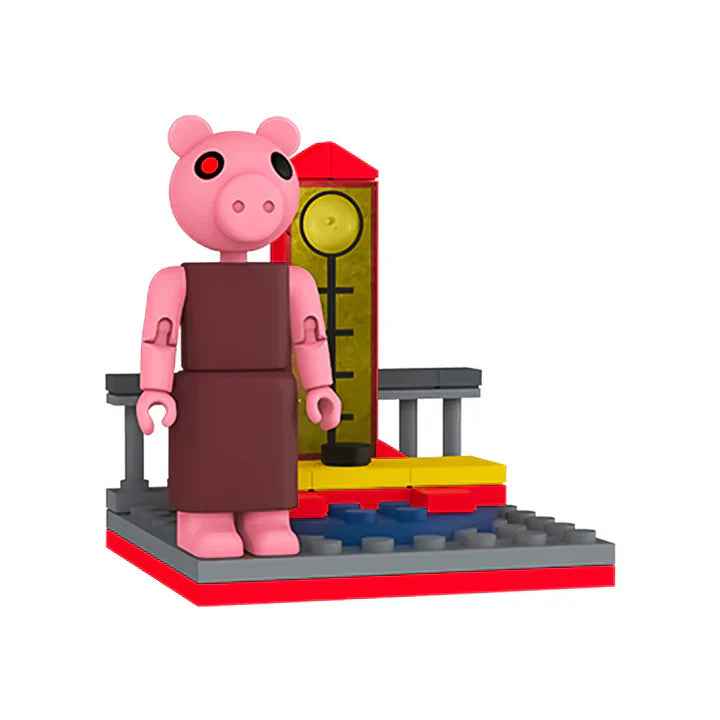 Piggy Series 1 Buildable Construction Set with Posable Figure by Snaps