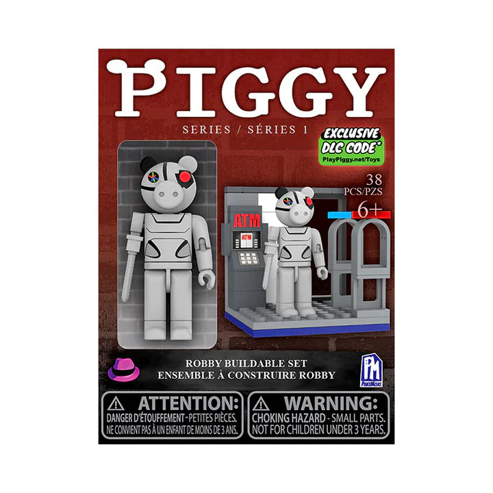 Piggy Series 1 Buildable Construction Set with Posable Figure by Snaps