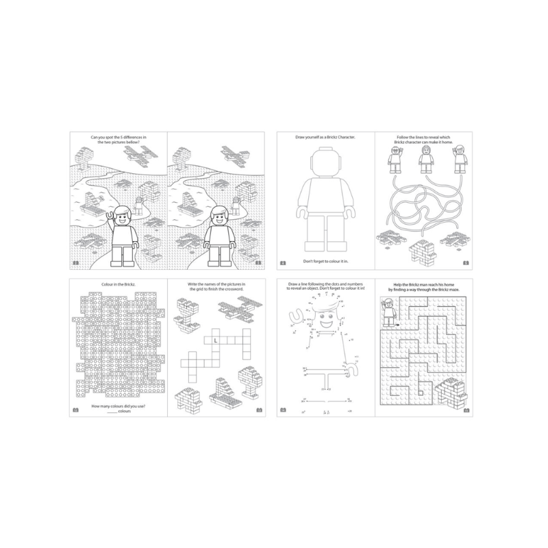 PoundFun Building Blocks Puzzle Book | Educational Fine Motor Toy