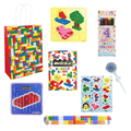 PoundFun Building Blocks Pre-Filled Party Bag | 8 Items for Kids