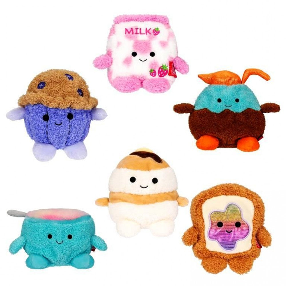 BumBumz 4.5" BreakfastBumz Collectible Plush Toy - Assorted Styles