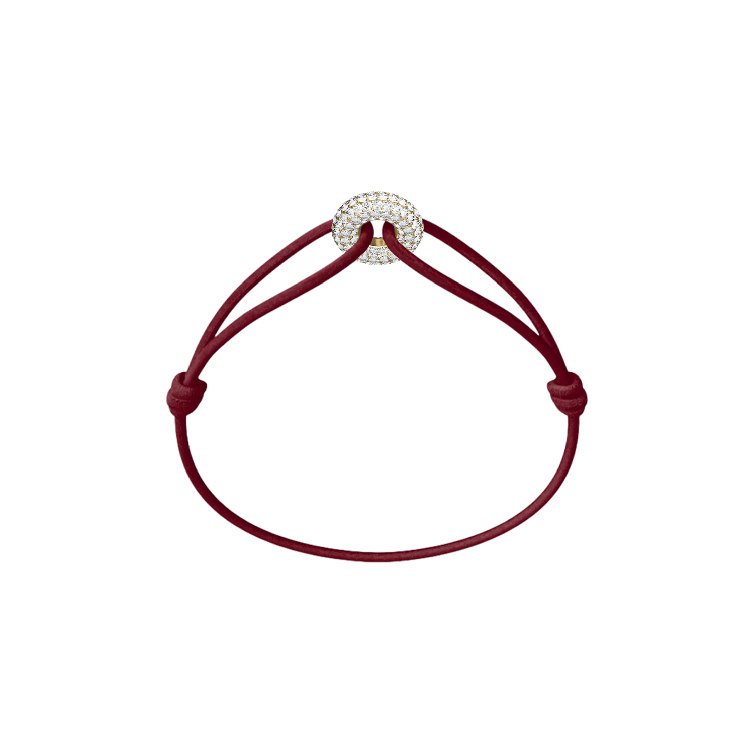 Mini Golden Soho Pavé Cord Bracelet