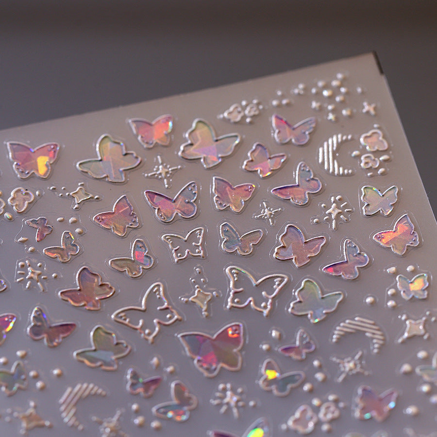 Butterfly Dream Nail Deco Stickers | LuLuFun Studio DIY Nail Art Decals