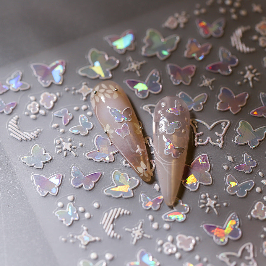 Butterfly Dream Nail Deco Stickers | LuLuFun Studio DIY Nail Art Decals