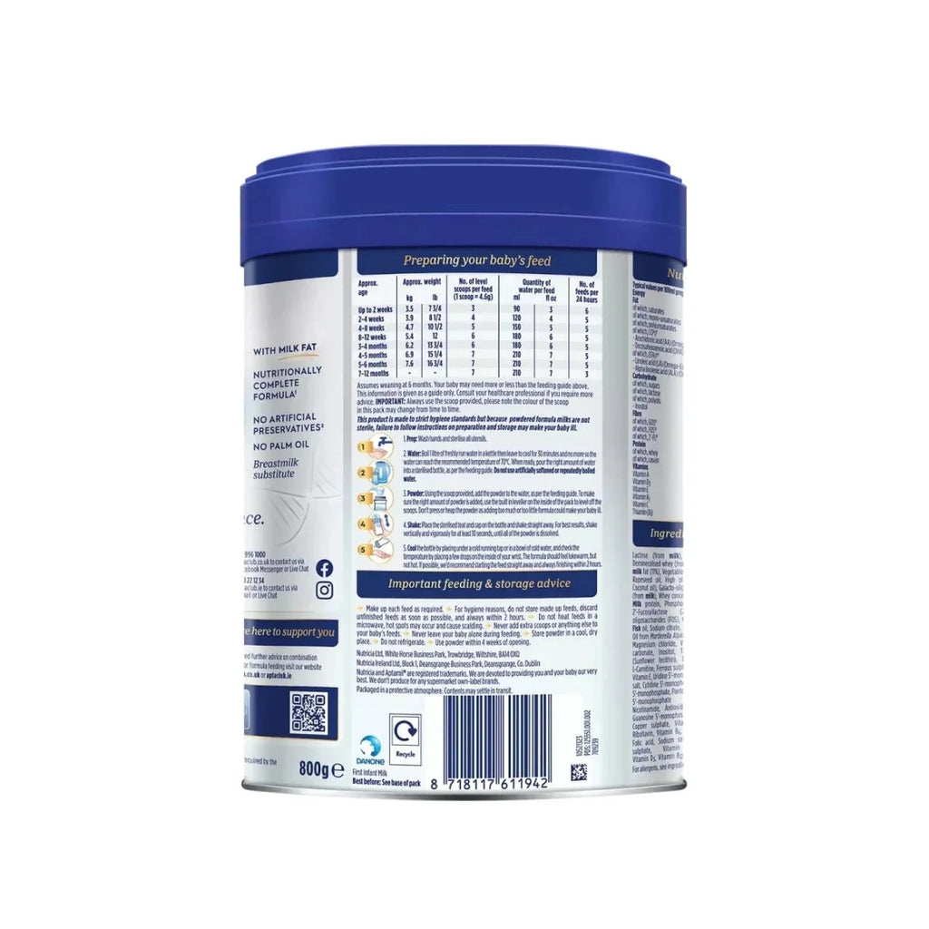 Aptamil Advanced 1 First Infant Milk from Birth 800g