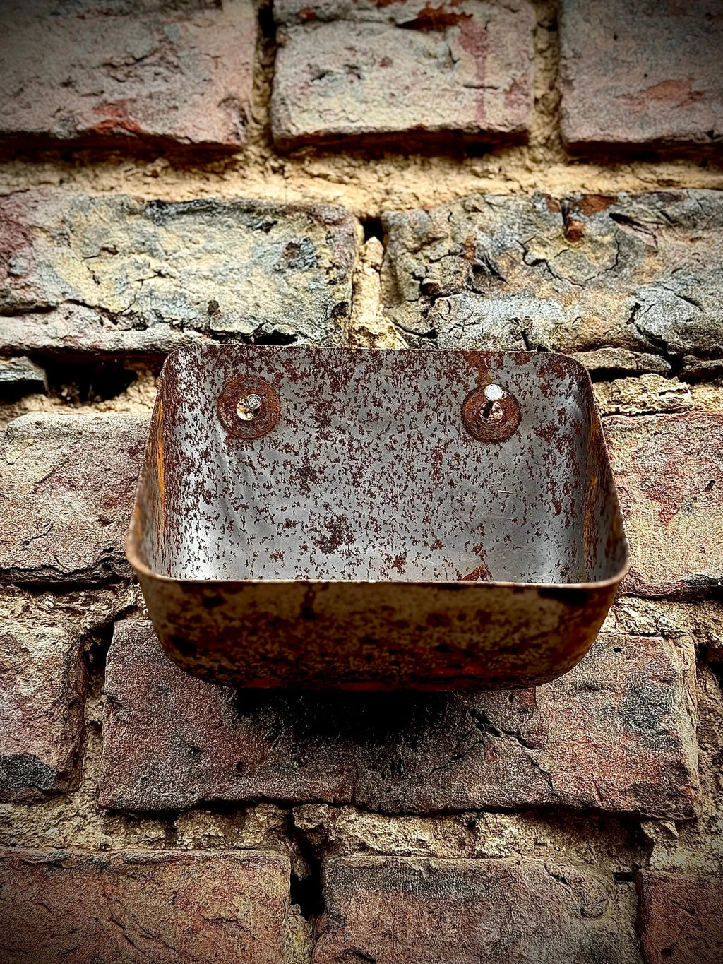 Rustic Warehouse Norfolk Vintage Metal Wall Mounted Planter & Key Holder