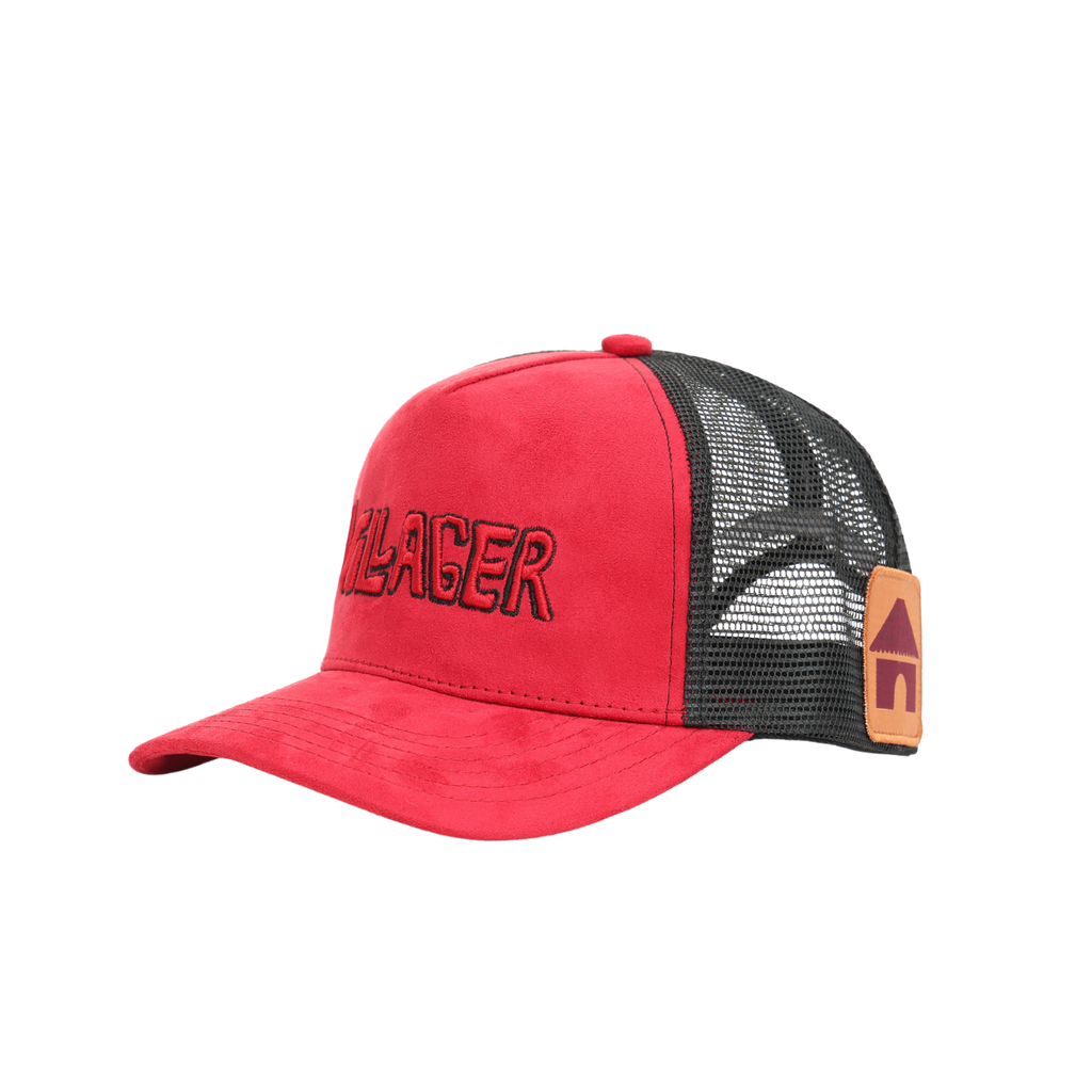 Villager Roots Trucker Hat – Suede & Mesh Snapback